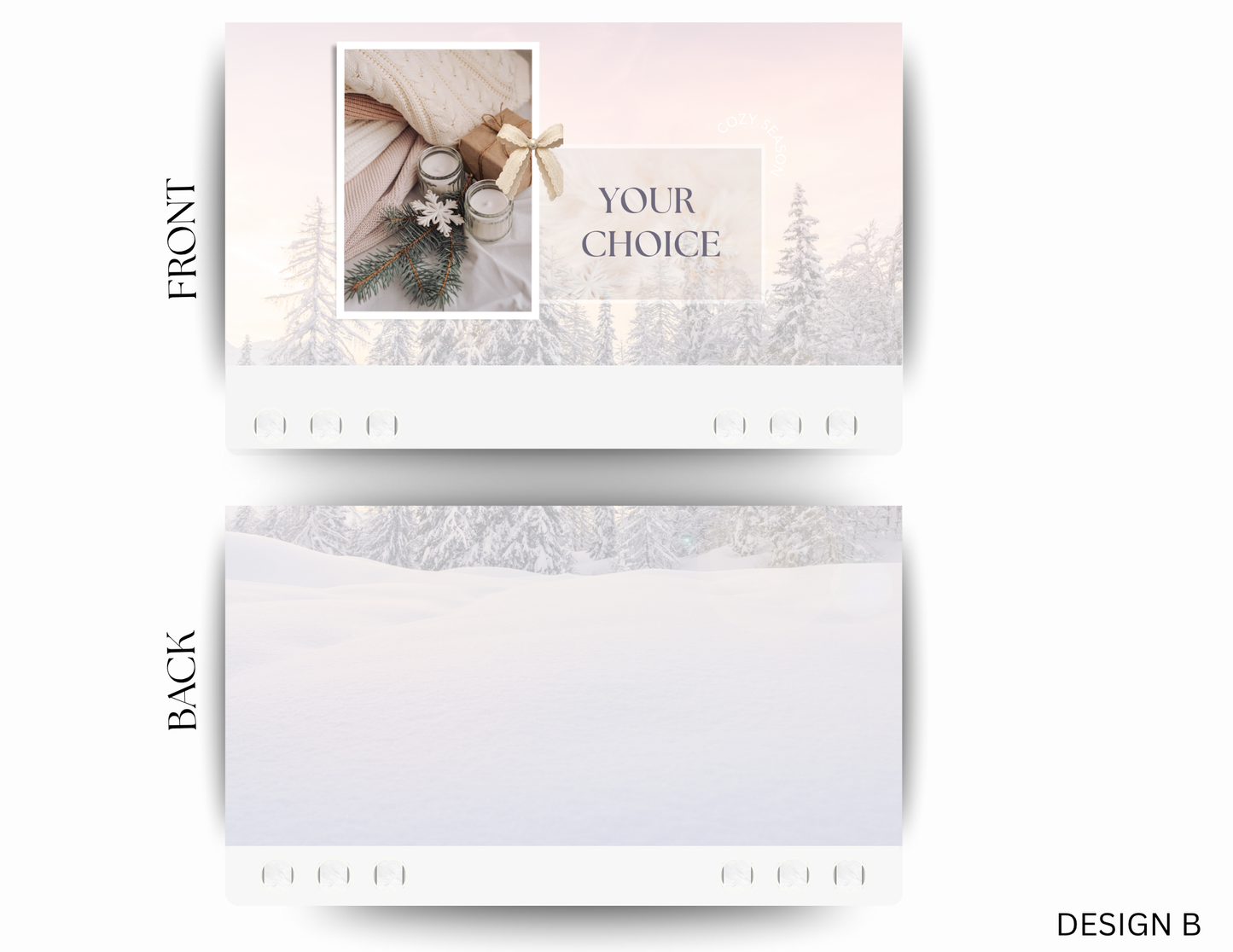 Peaceful Winter - Custom Envelopes