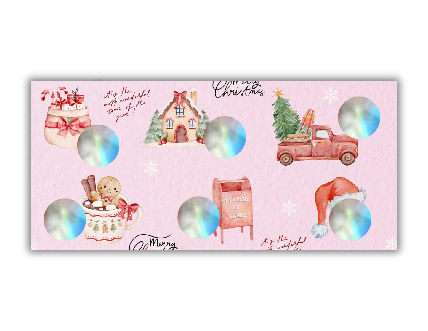 Christmas Savings Scratch-off Trackers & Dashboard (A6 Binder)