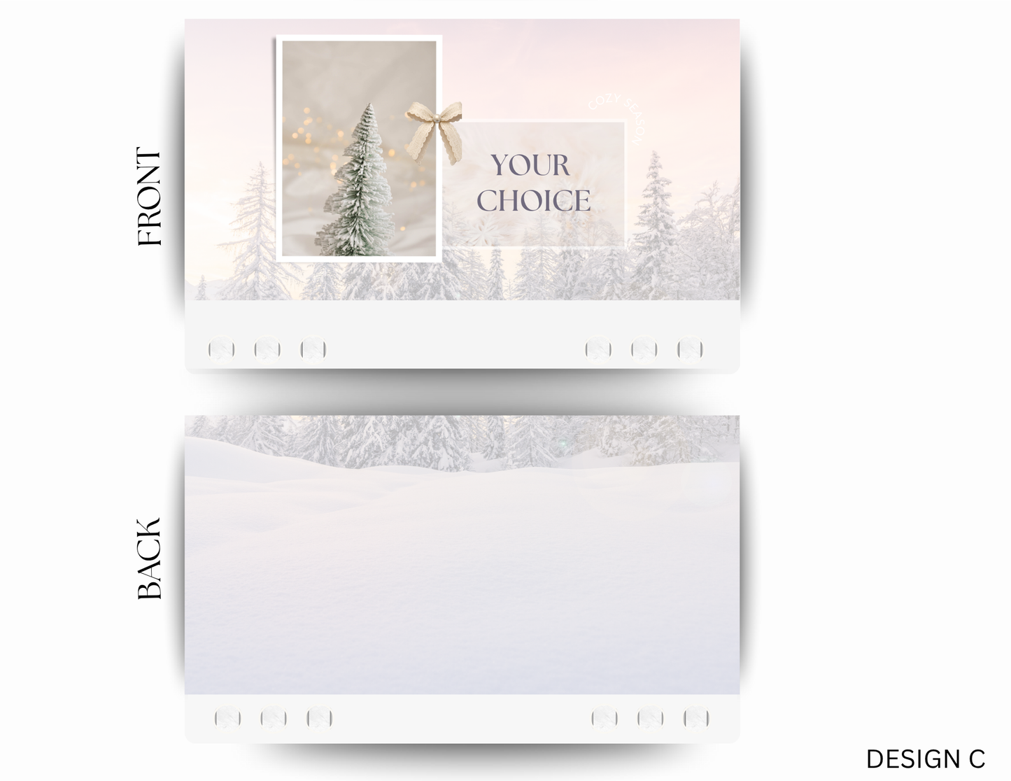 Peaceful Winter - Custom Envelopes