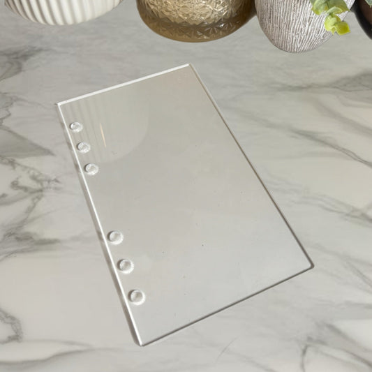 A6 Acrylic Dashboard – Clear