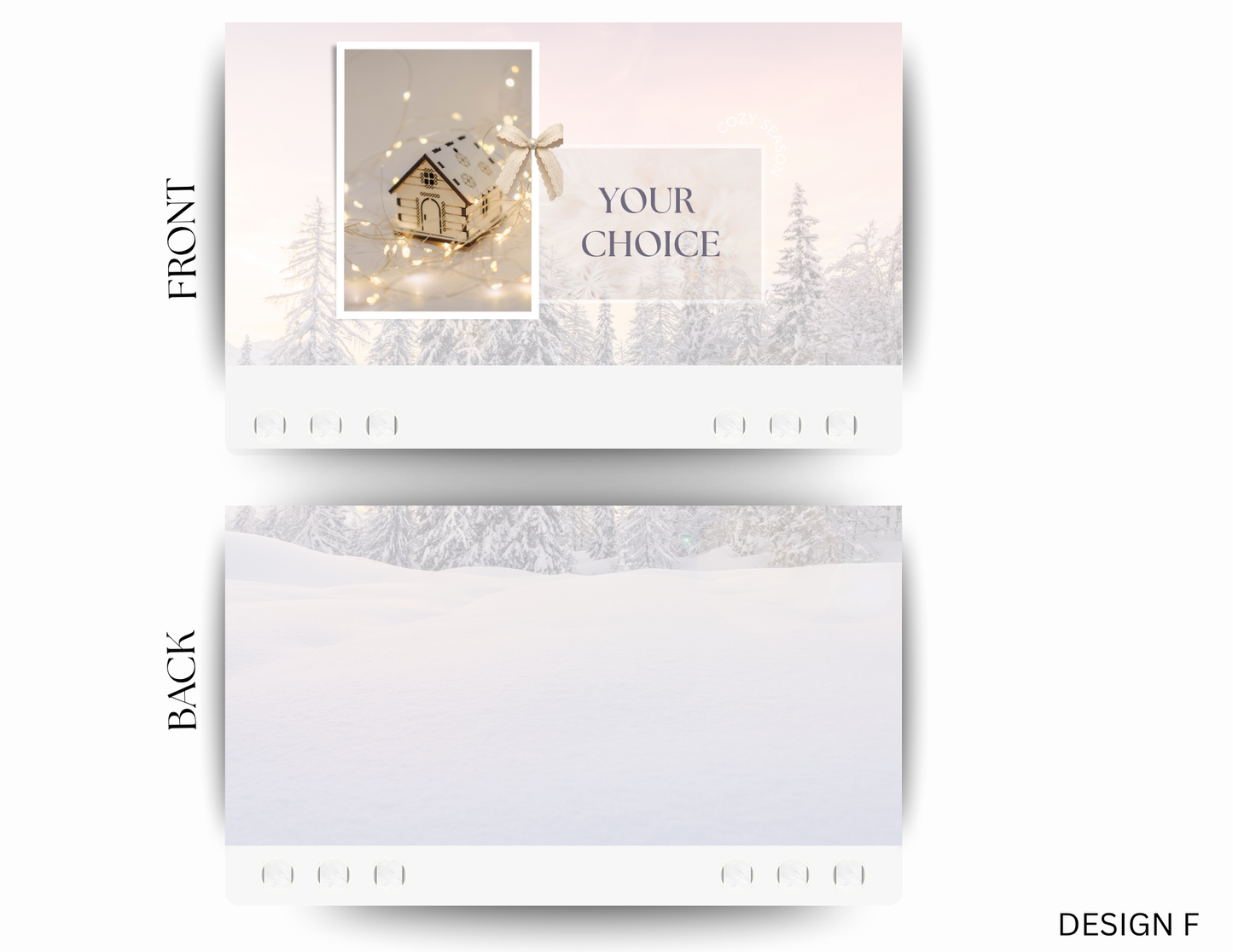 Peaceful Winter - Custom Envelopes