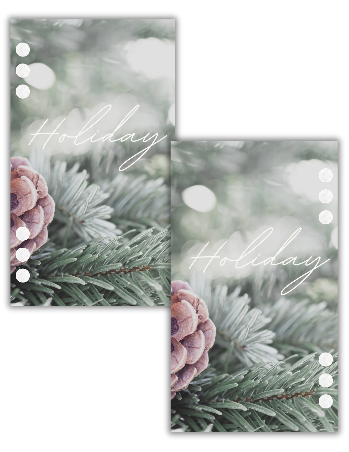 Evergreen Holiday Envelopes