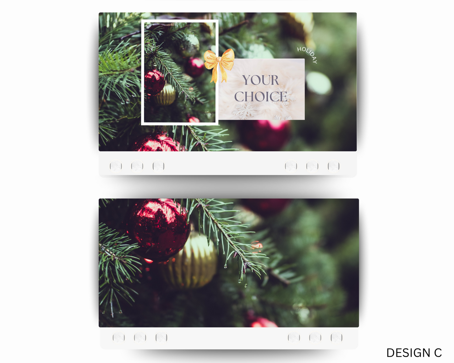 Evergreen Holiday Envelopes