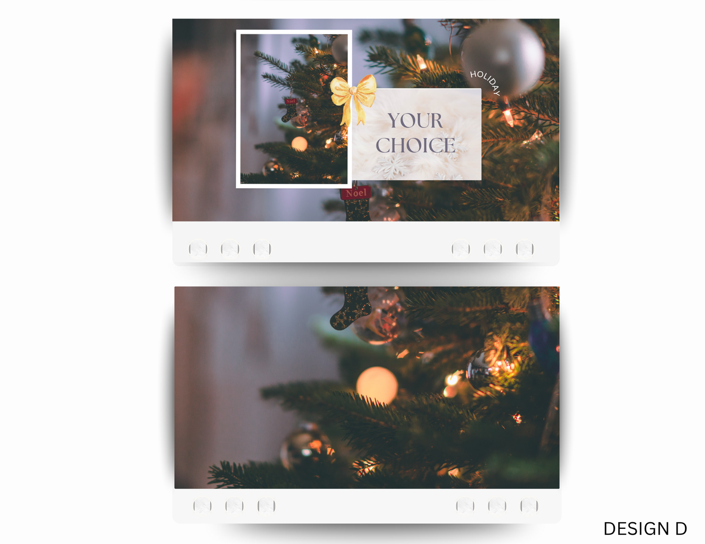 Evergreen Holiday Envelopes