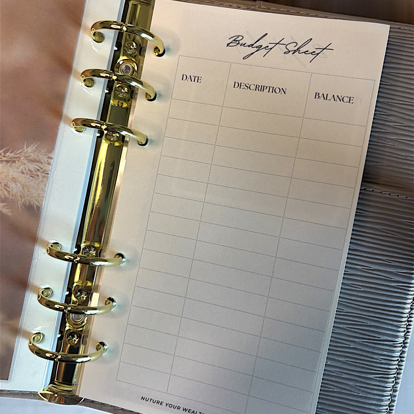 Budget Sheet Insert – Envelope Tracker (Fits A6 Binder)