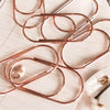 Jumbo Paper Clips - Rose Gold & Gold - Planner Accessories (6 Pack)