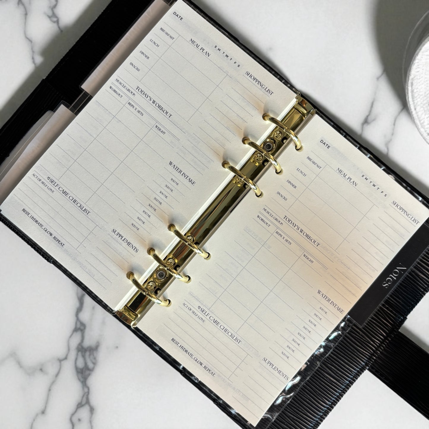 The Luxe Binder - Noir