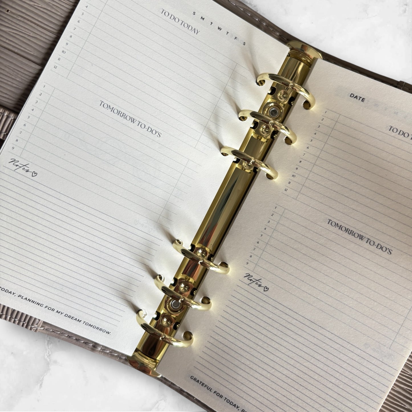 The Luxe Binder - Taupe