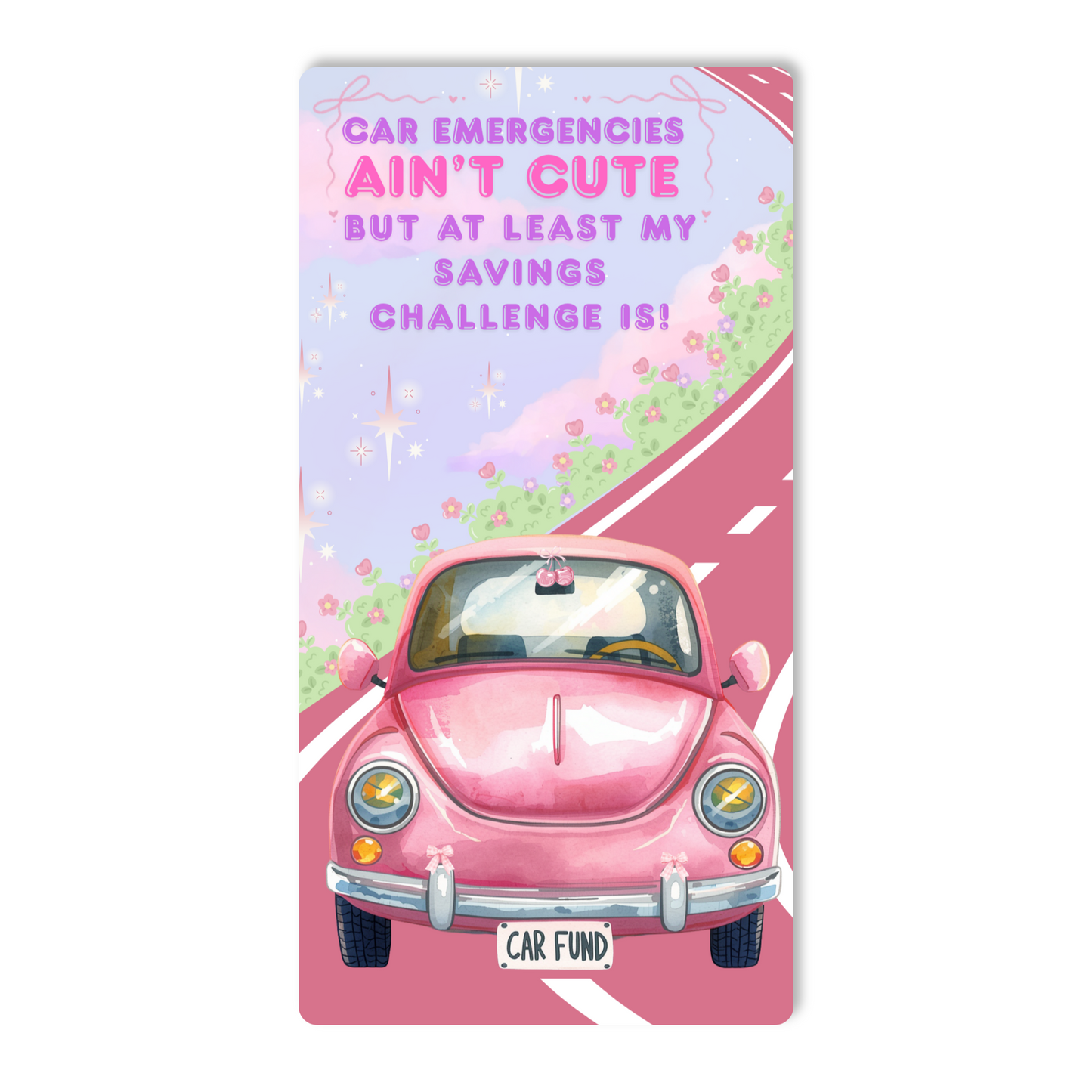 Car Emergency Fund (A6 Personal Insert)