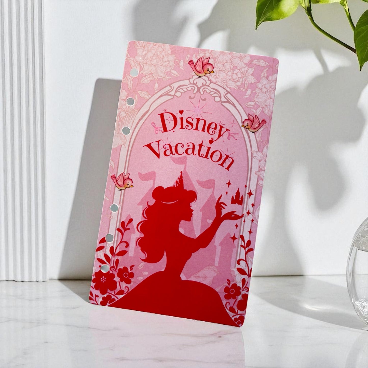 Disney Vacation Savings Challenge - Princess Dashboard + 6 Reusable Trackers