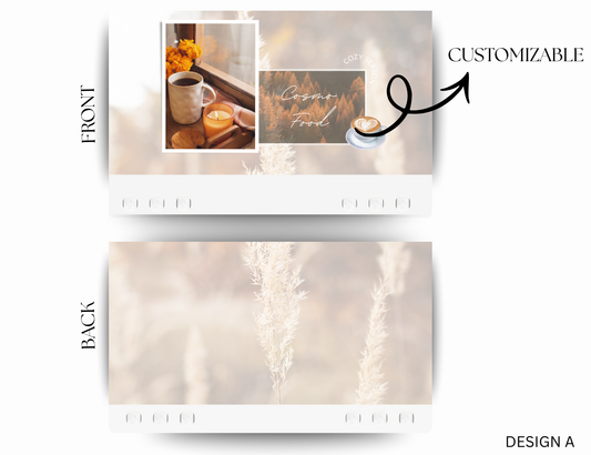 The Autumn Harvest - Custom Envelopes