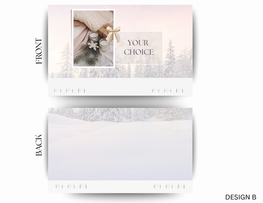 Peaceful Winter - Custom Envelopes