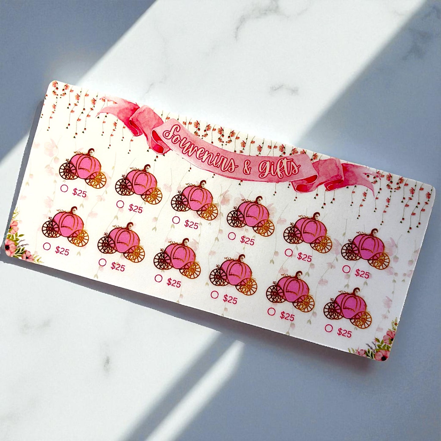 Disney Vacation Savings Challenge - Princess Dashboard + 6 Reusable Trackers