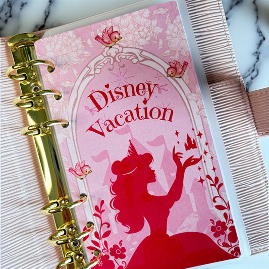 Disney Vacation Savings Challenge - Princess Dashboard + 6 Reusable Trackers