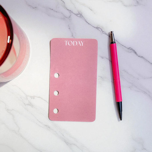 Right Here, Right Now – "Today" Bookmark | Pink