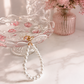 Faux Pearl Bow Keychain | Feminine Budget Binder & Purse Charm