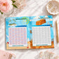Map to 10K savings challenge by Budget Babe Studio, a reusable cash-stuffing tracker designed to help you save $10,000 and track your progress toward your financial goal.