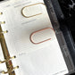 Jumbo Paper Clips - Rose Gold & Gold - Planner Accessories (6 Pack)