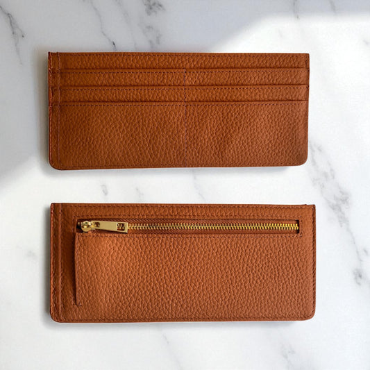 The Bare Wallet - Chestnut (Customizable Tabs)