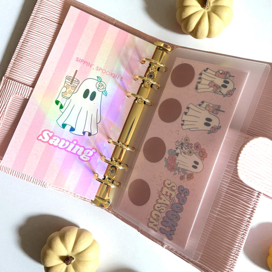Halloween Scratch-Off Savings Challenge & Dashboard - Ghost-Themed